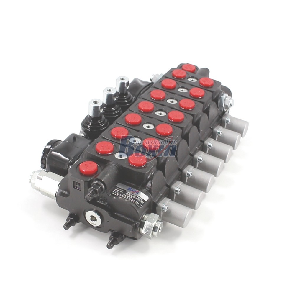 OEM and Custom SD6 Manual and Joystick 7 Spool Sectional Directional Valve Production cover photo